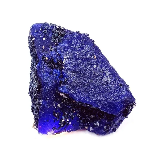 Hands using round nose pliers to form wire coils around a kyanite blade