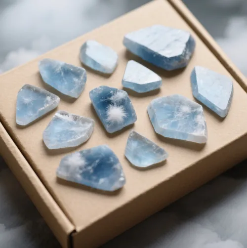 Proper storage of mineral specimens in padded containers